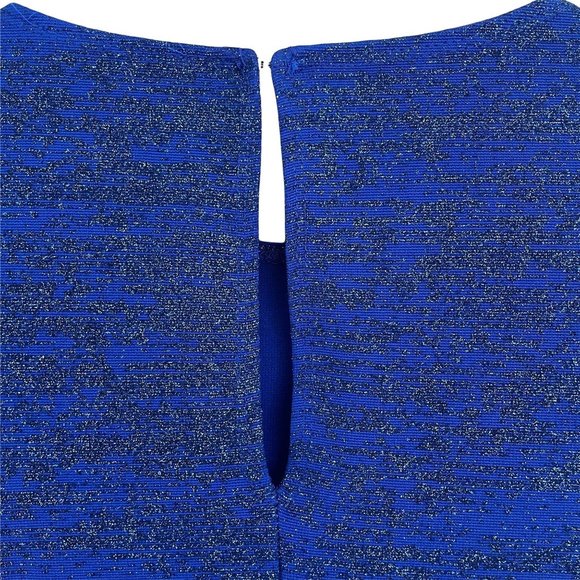 Jump royal blue slim glitter short sleeve t-shirt mini dress extra small MSRP 69 - Picture 8 of 12